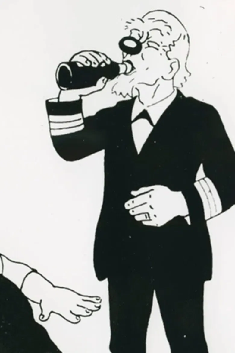 Kapten Grogg och fru poster background