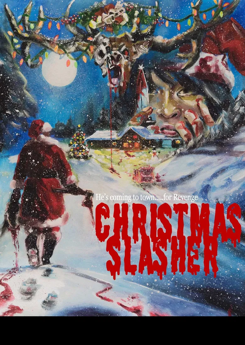 Christmas Slasher poster background