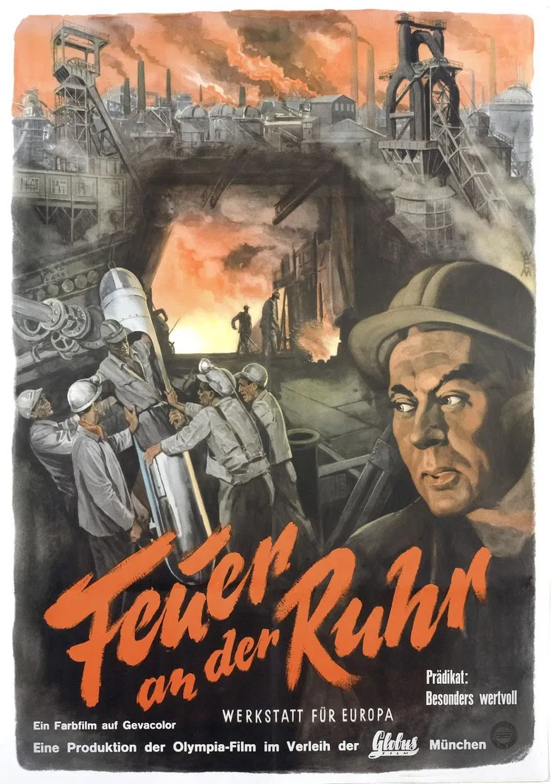 Werkstatt für Europa – Feuer an der Ruhr poster background