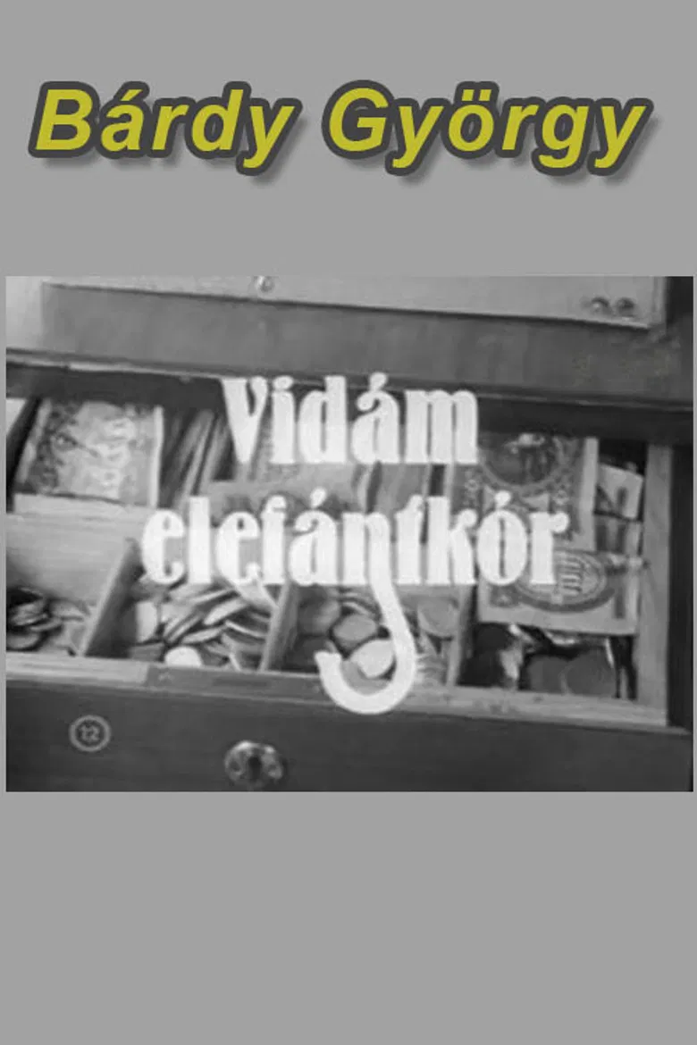 Vidám elefántkór poster background