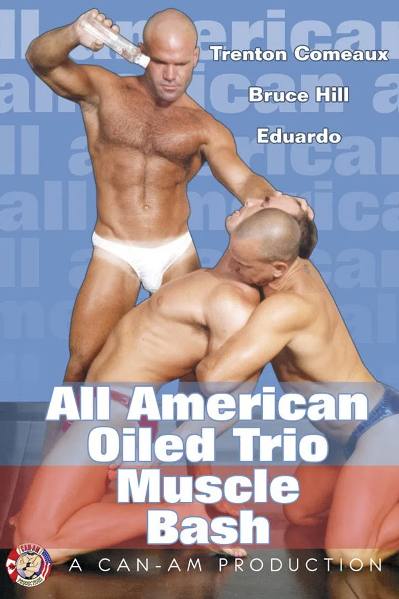 All American Oiled Trio Muscle Bash poster background