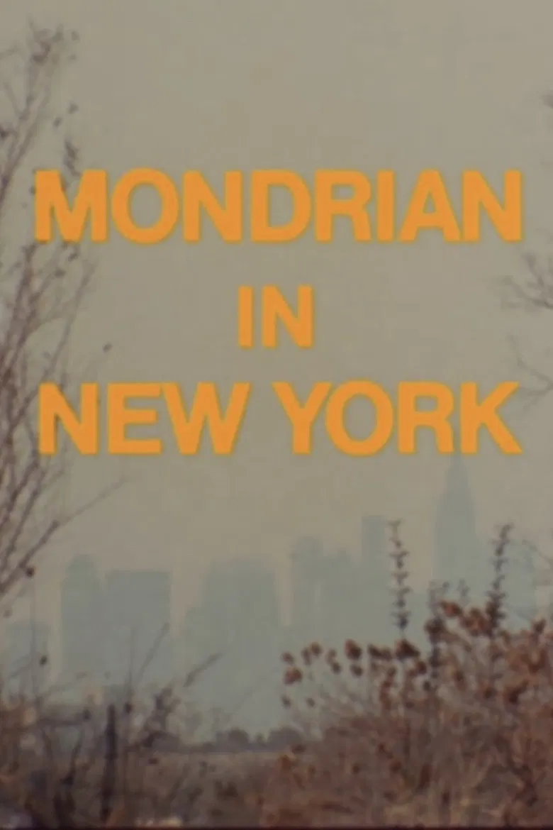 Mondrian in New York poster background