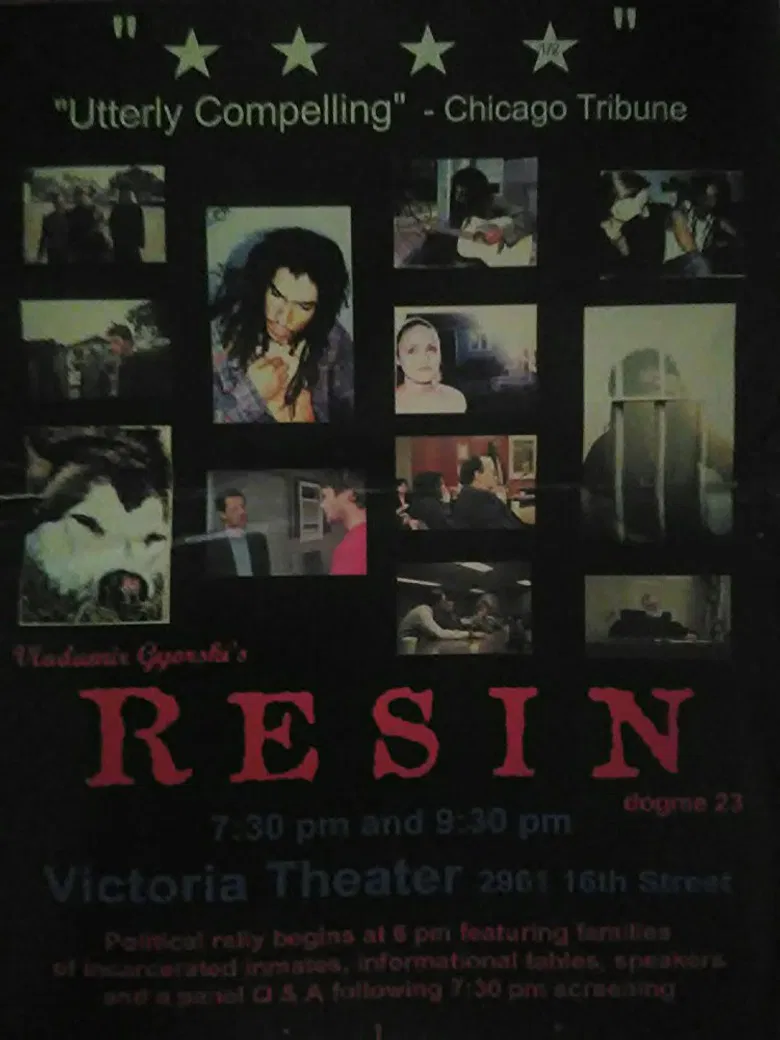 Resin poster background