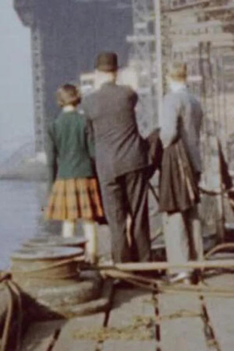 Visit to a Shipbuilding Yard poster background