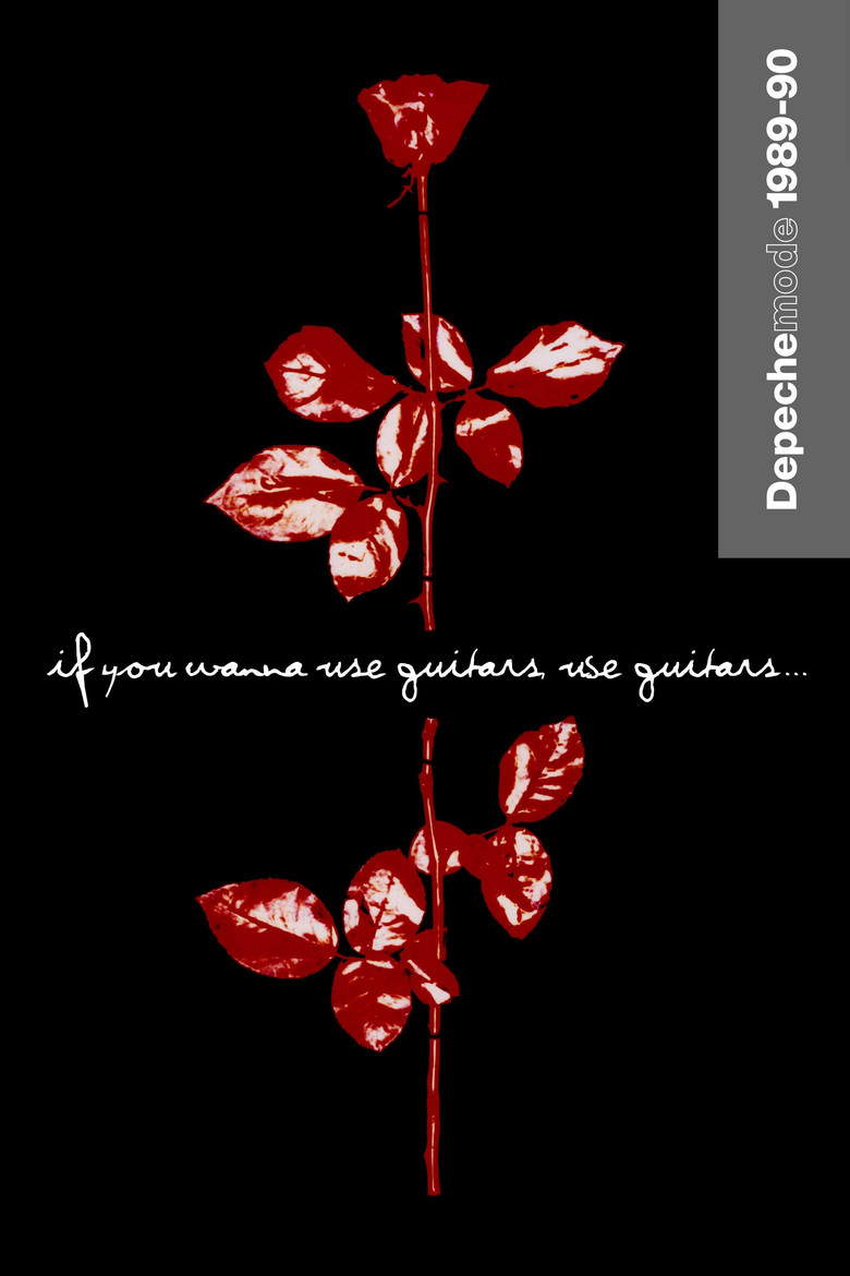 Depeche Mode: 1989–90 “If You Wanna Use Guitars, Use Guitars…” poster background