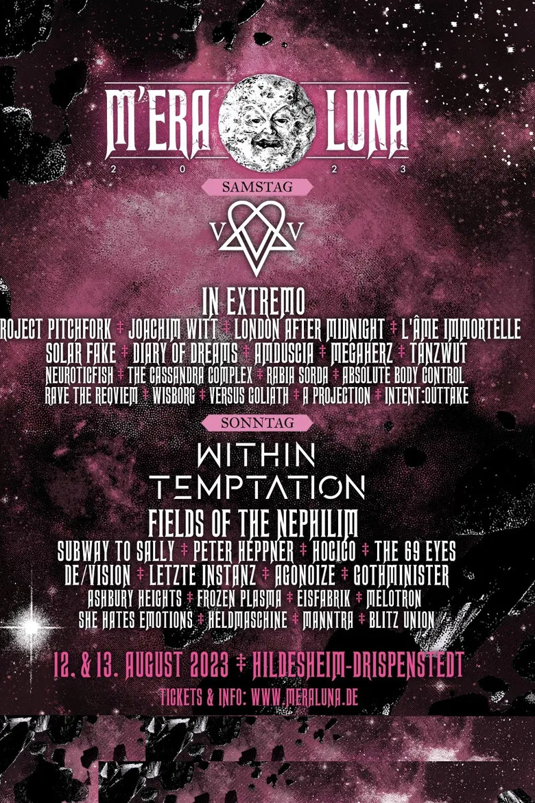 Subway To Sally: Live at M'era Luna 2023 poster background