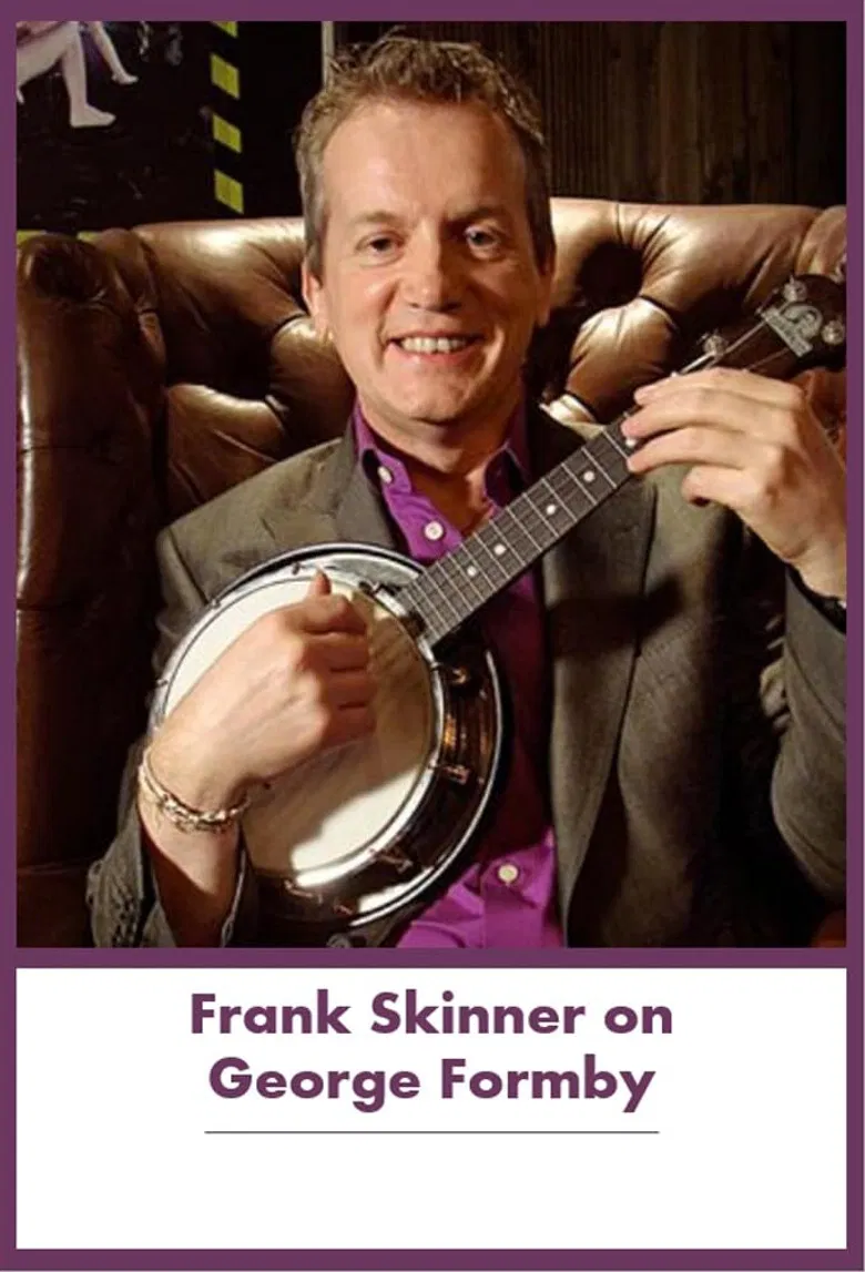 Frank Skinner on George Formby poster background