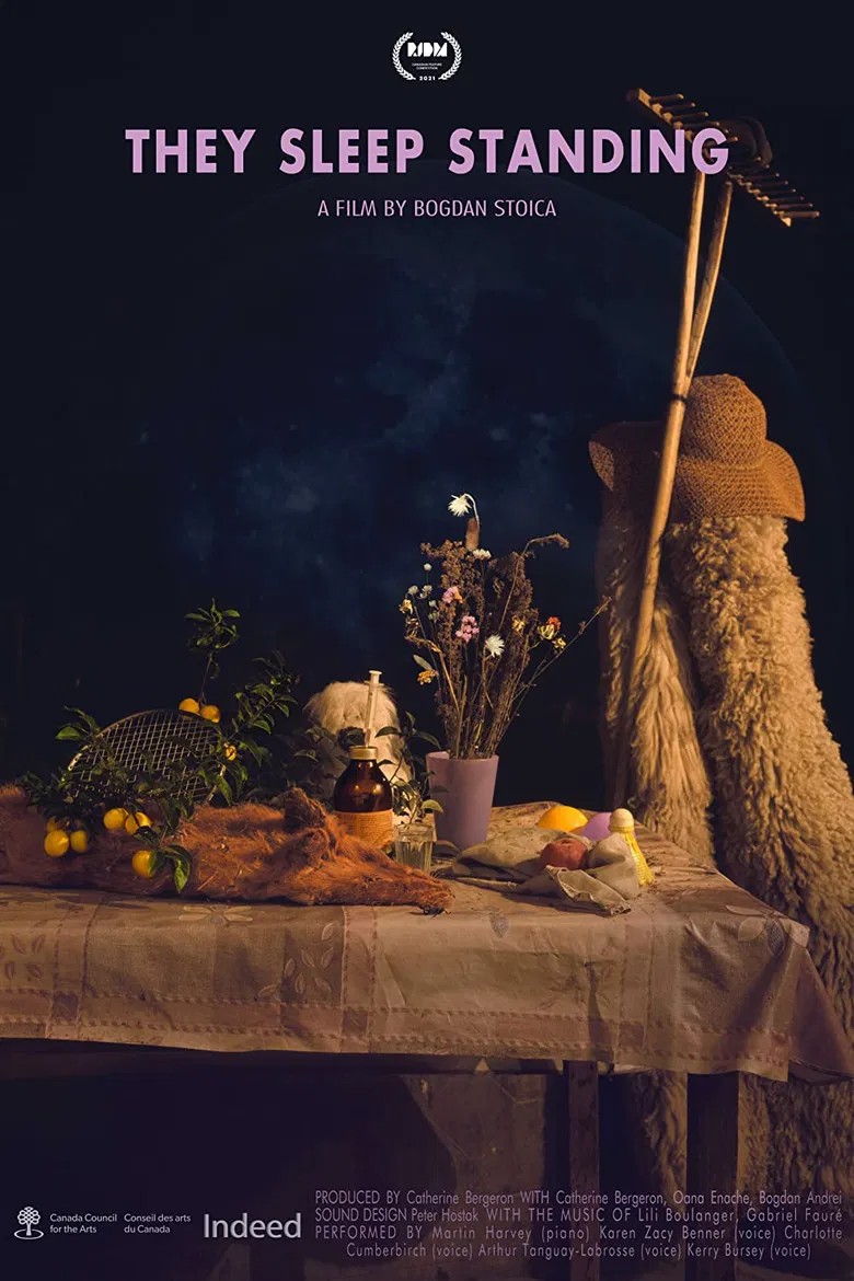 They Sleep Standing poster background