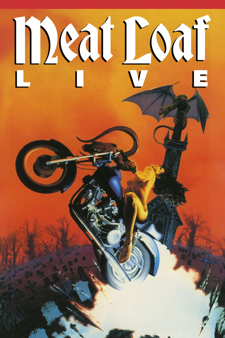 Meat Loaf Live At Wembley 1982 poster background