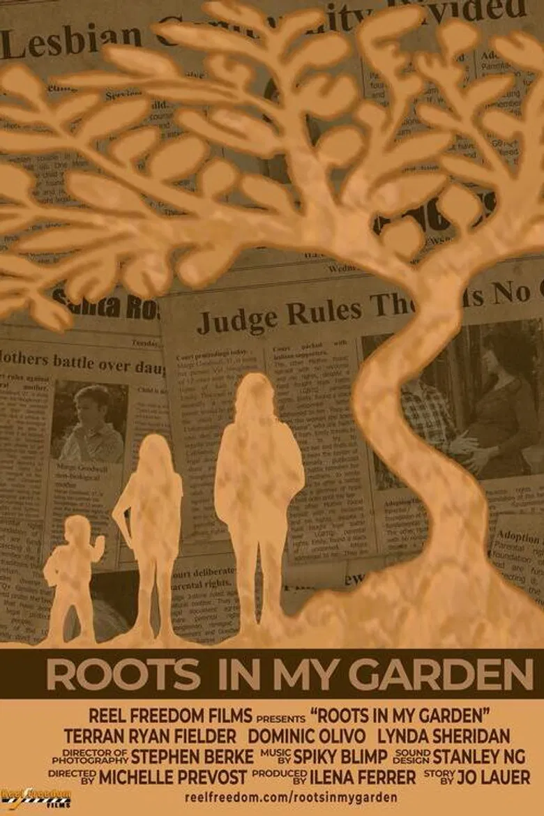 Roots in My Garden poster background