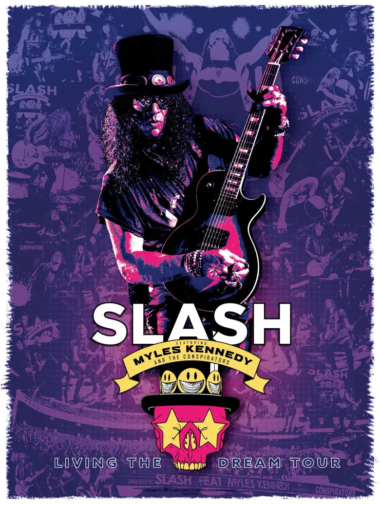 Living the Dream poster background