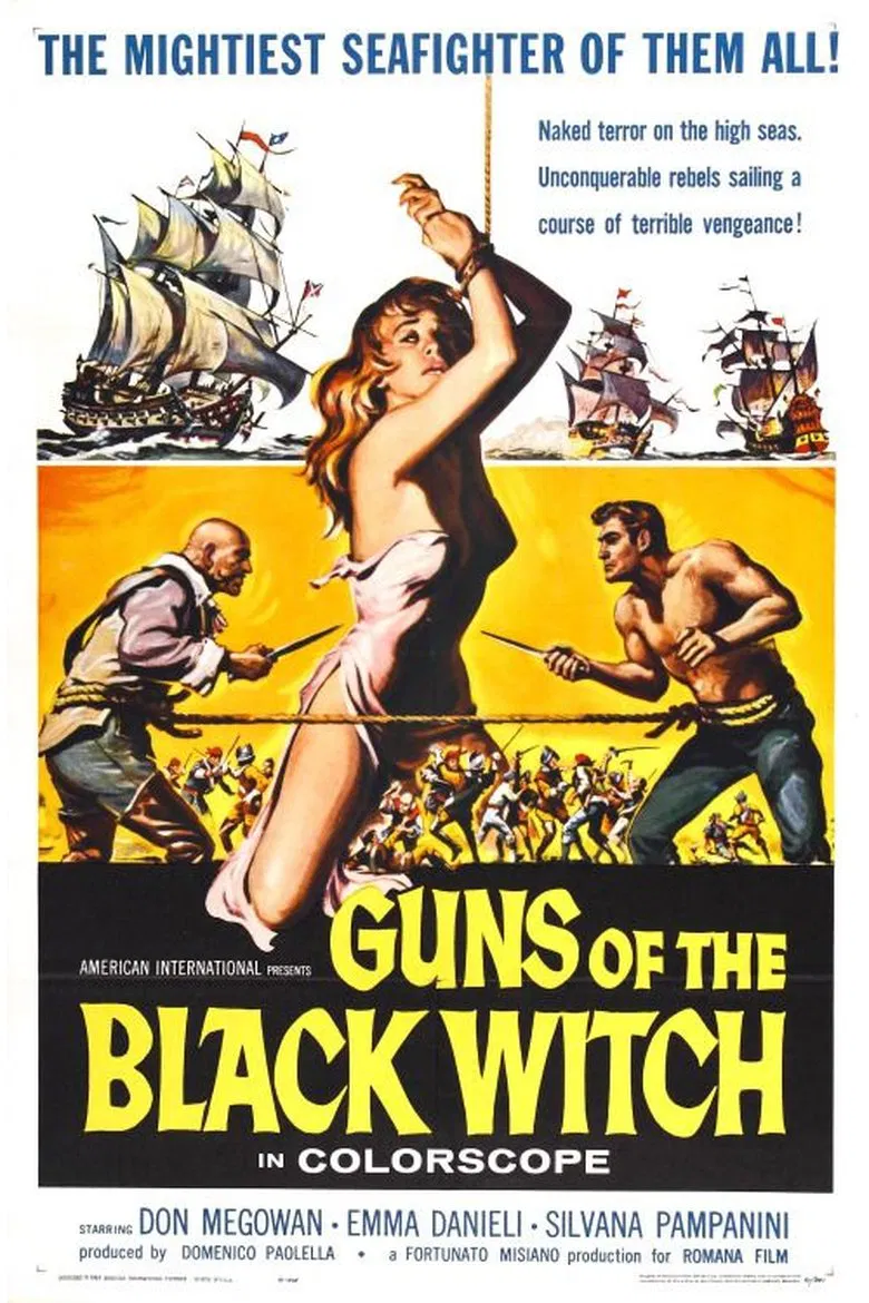 Guns of the Black Witch poster background