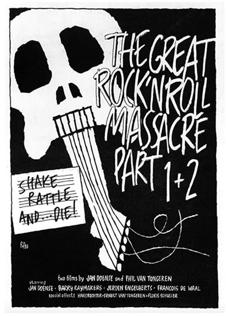 The Great Rock ‘N’ Roll Massacre Parts 1 + 2 poster background
