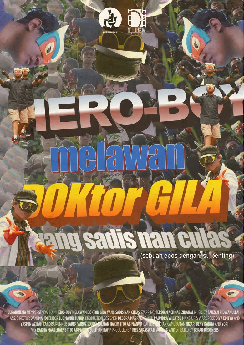 Hero-Boy melawan Doktor Gila yang Sadis nan Culas poster background