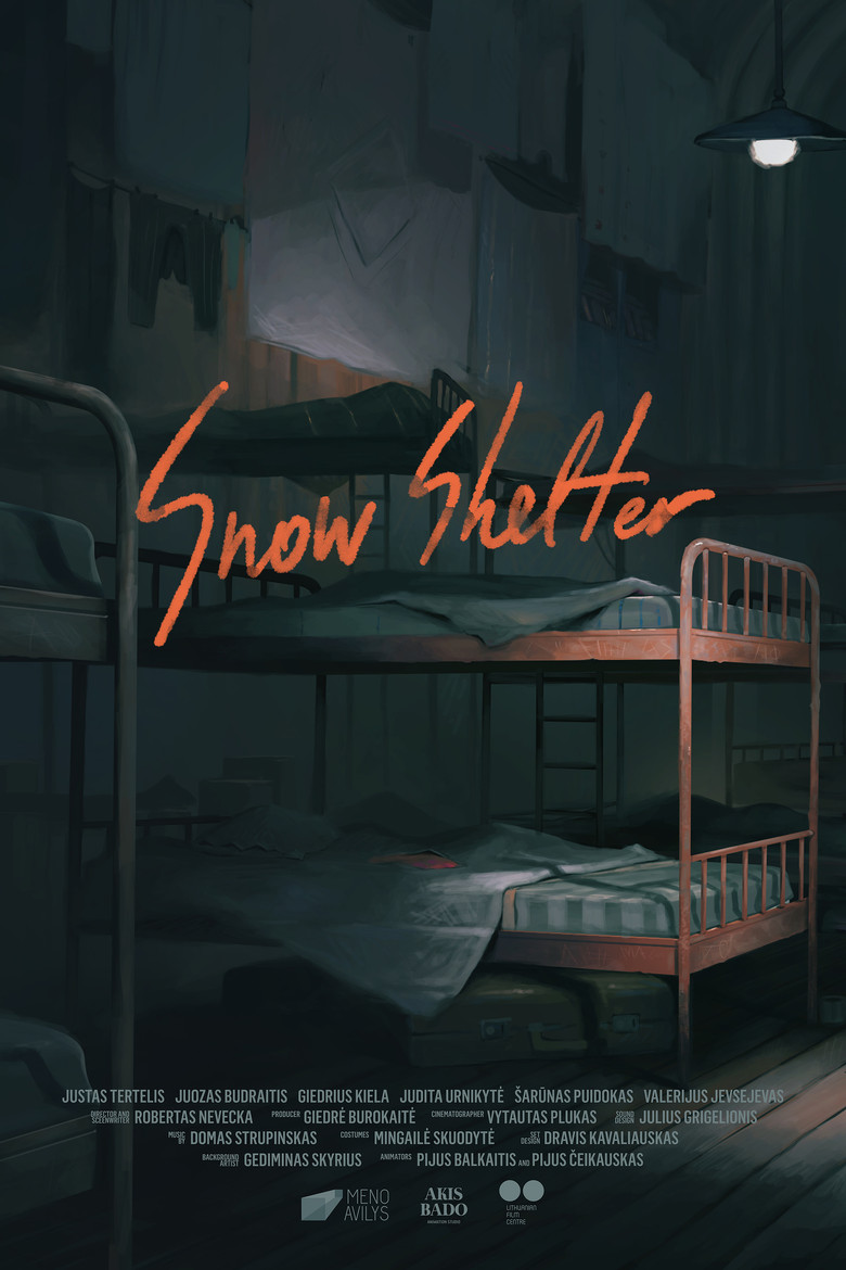 Snow Shelter poster background