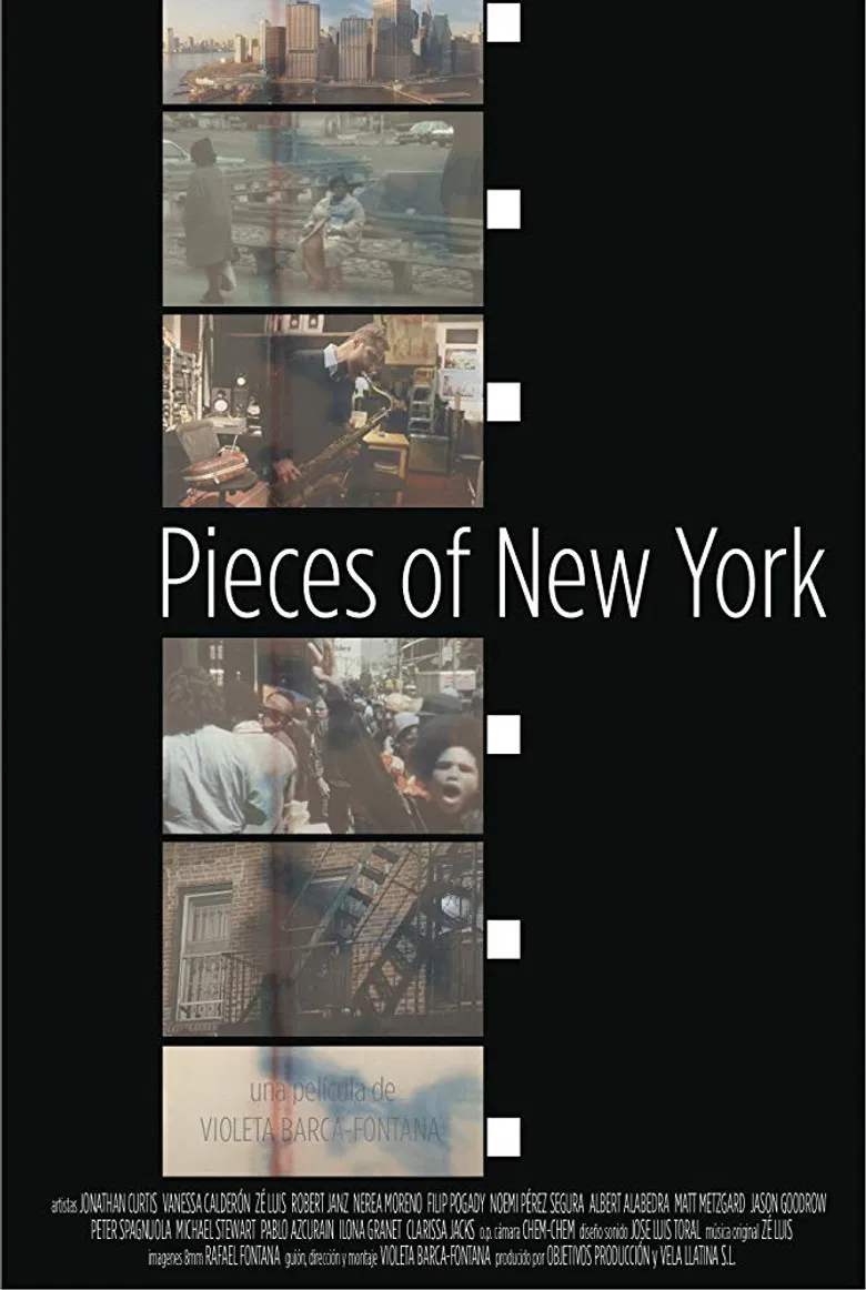 Pieces of New York poster background