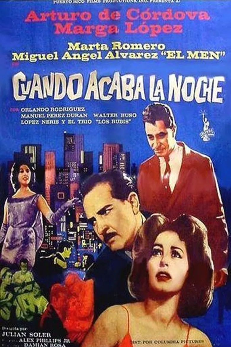 Cuando acaba la noche poster background