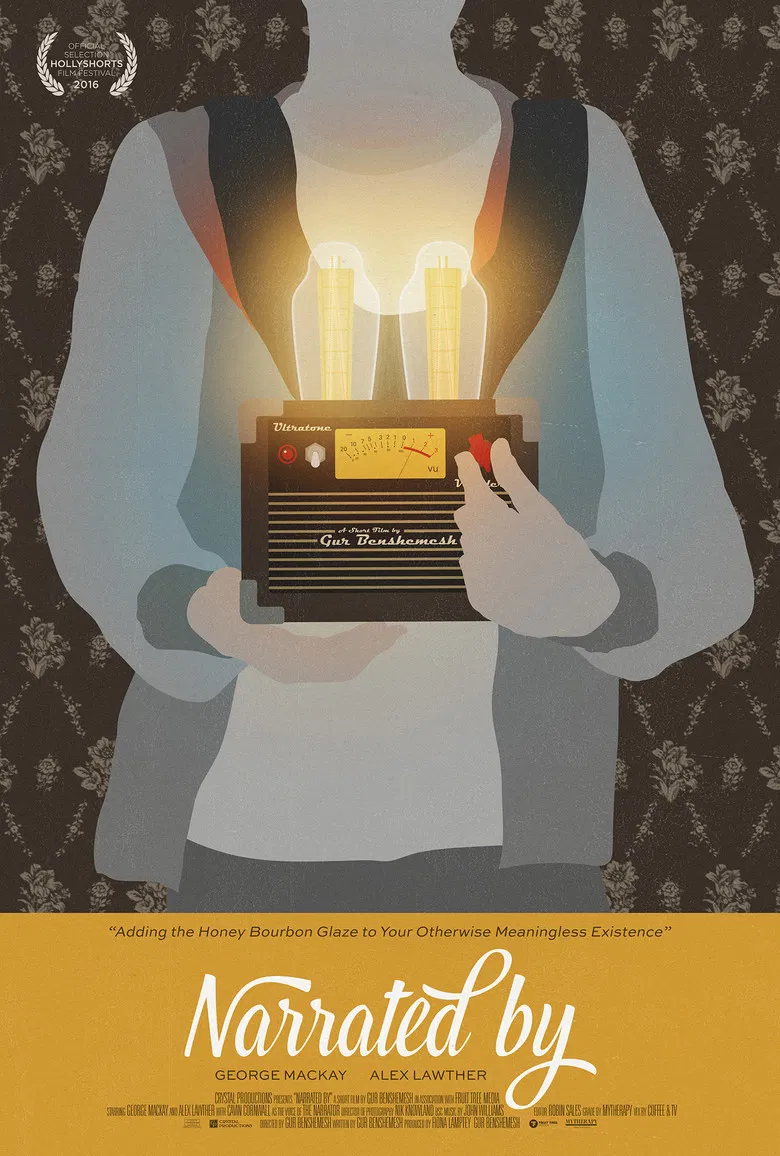 Narrated By poster background