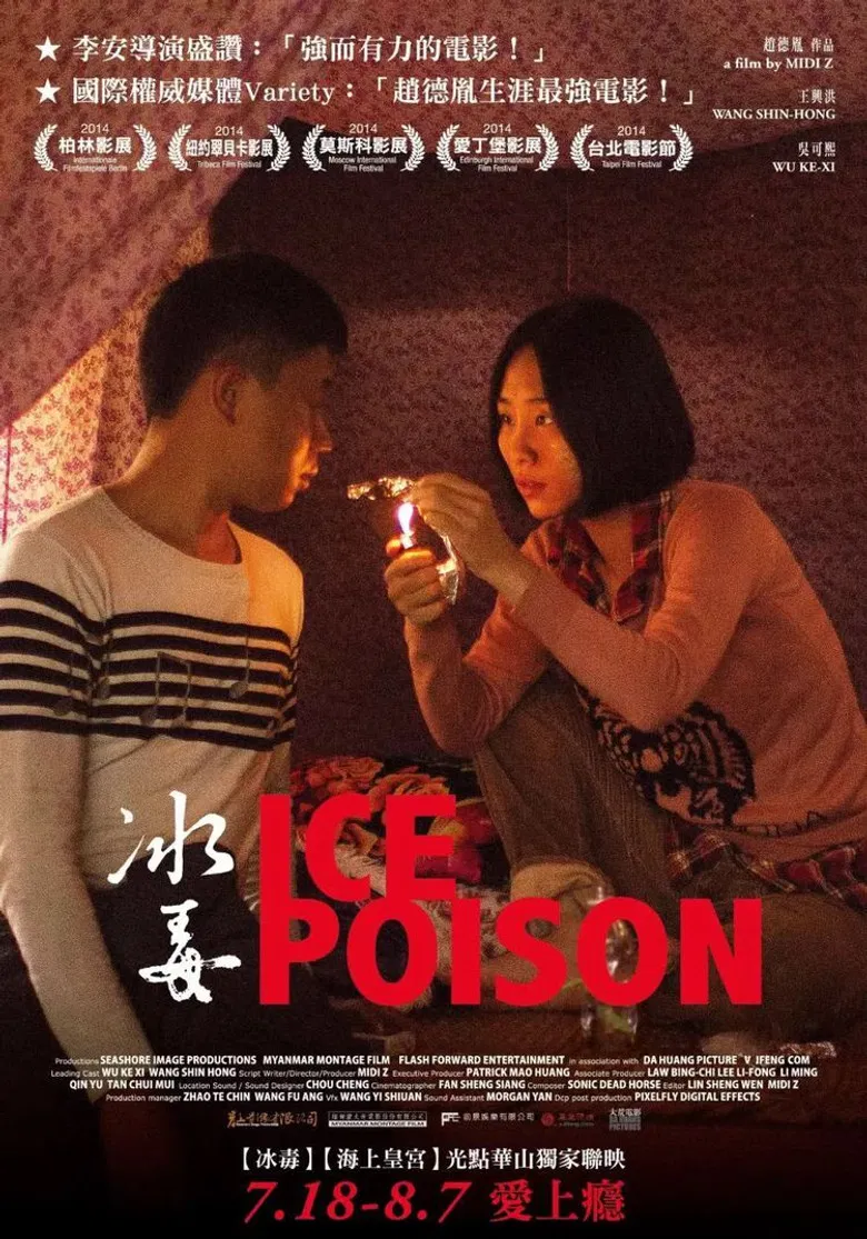 Ice Poison poster background