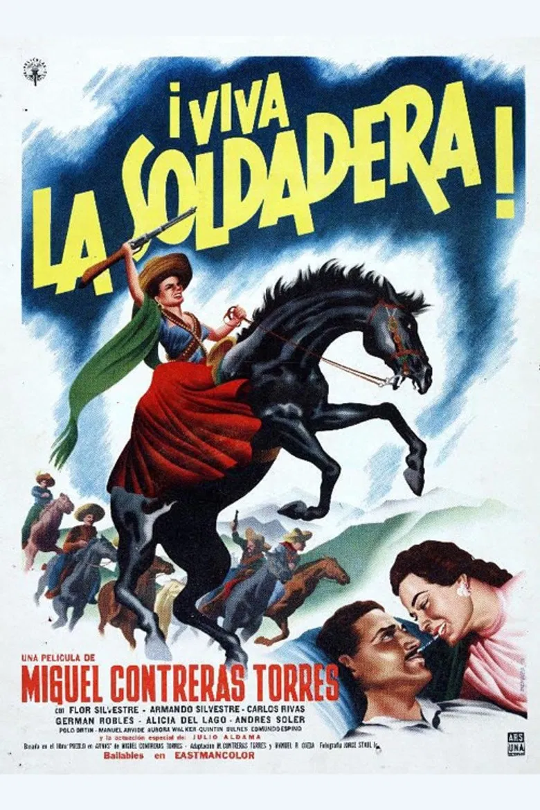 ¡Viva la soldadera! poster background