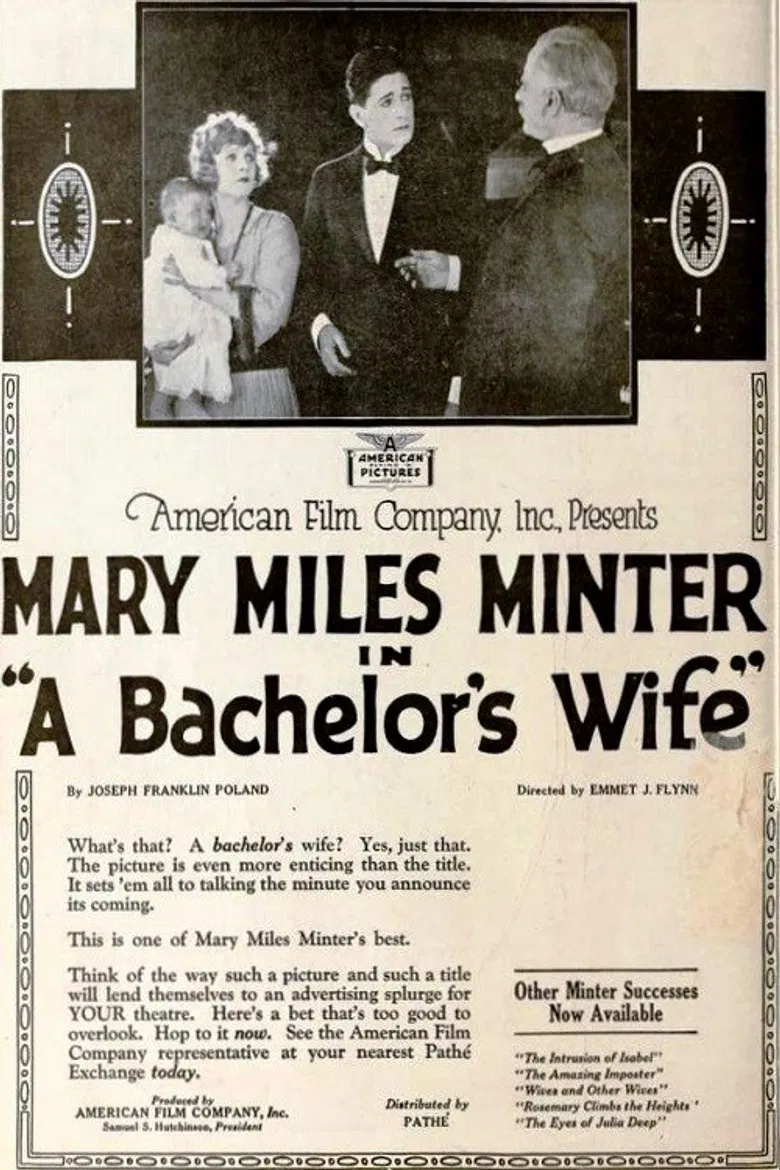 A Bachelor's Wife poster background