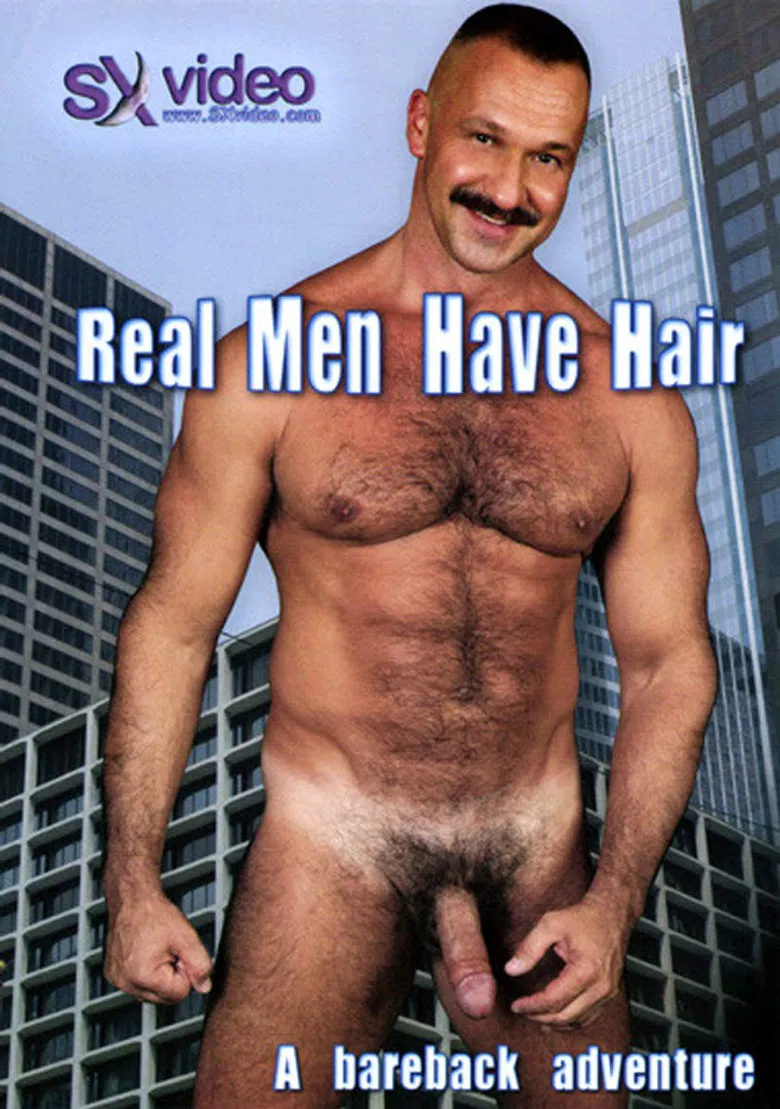 Real Men Have Hair poster background