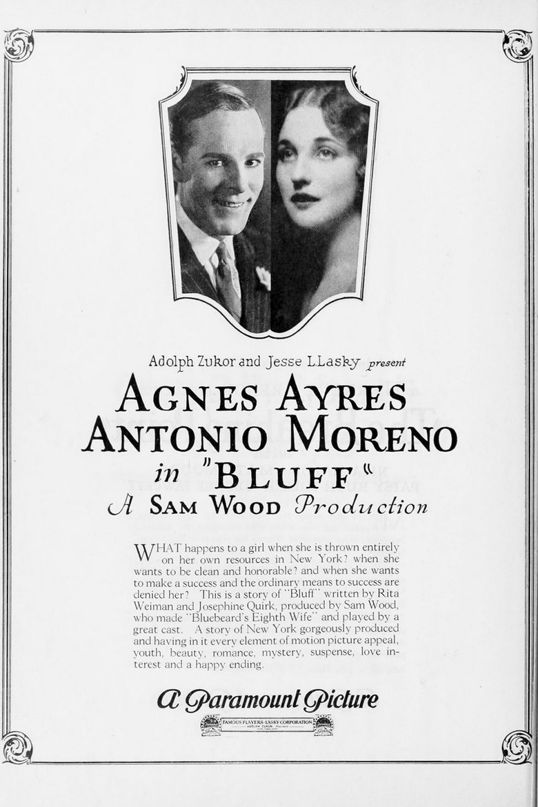 Bluff poster background