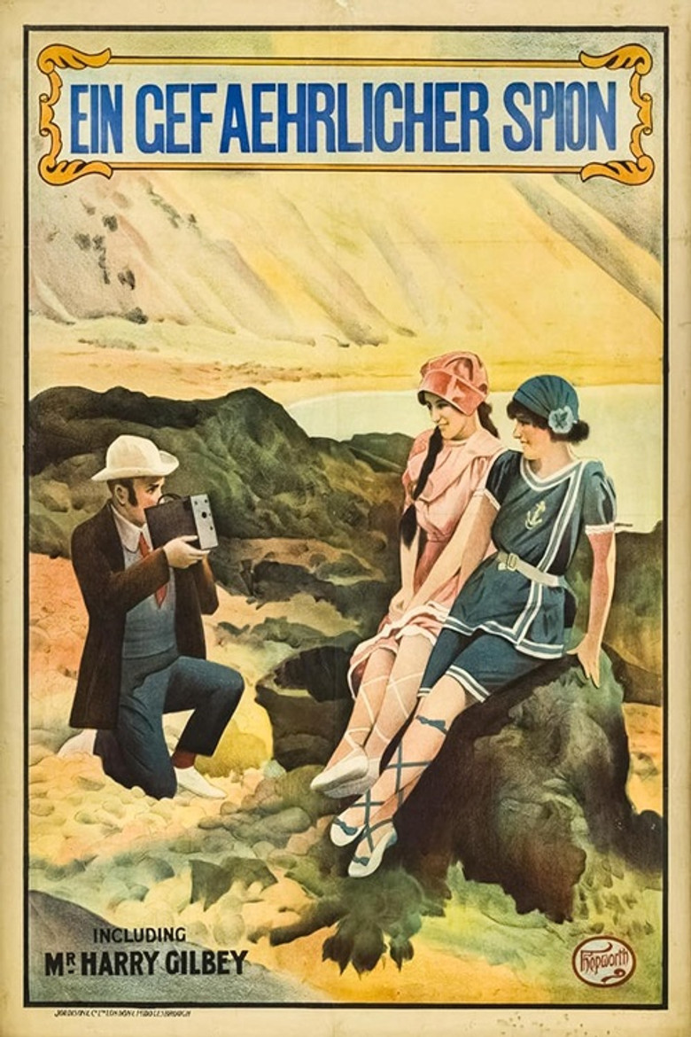 Was He a German Spy? poster background