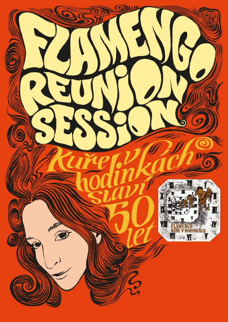 Kuře v hodinkách 50 poster background