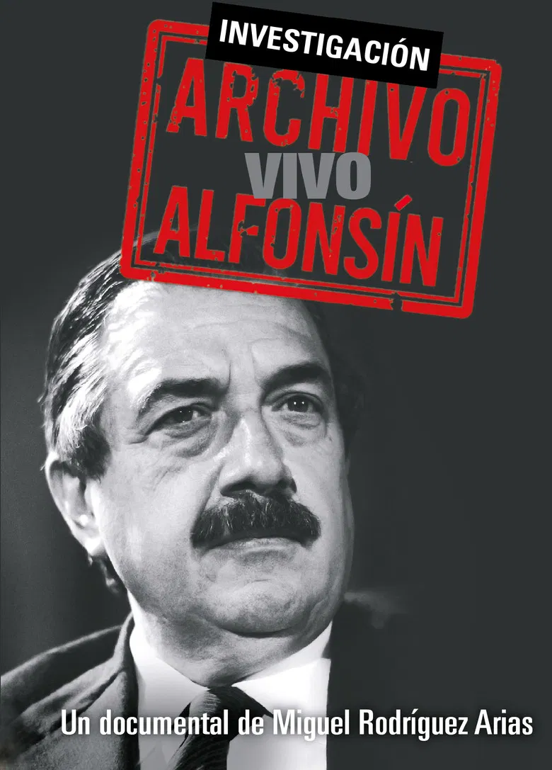Archivo vivo Alfonsín poster background