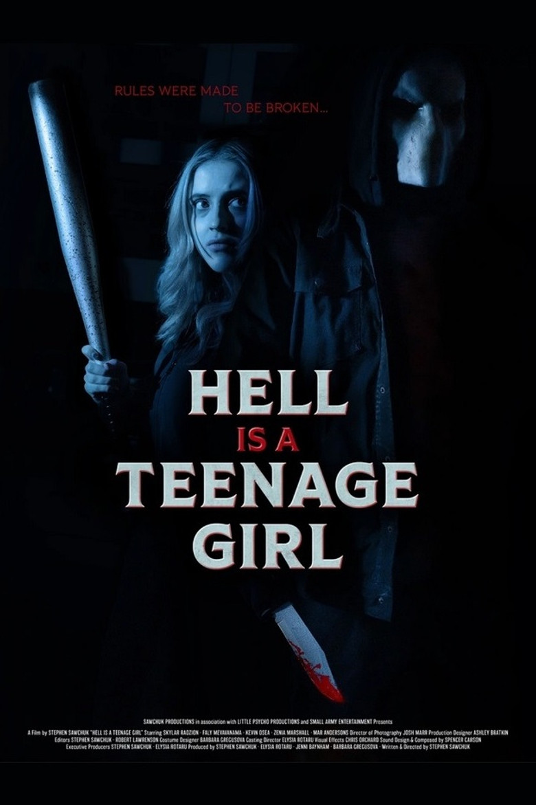 Hell Is a Teenage Girl poster background