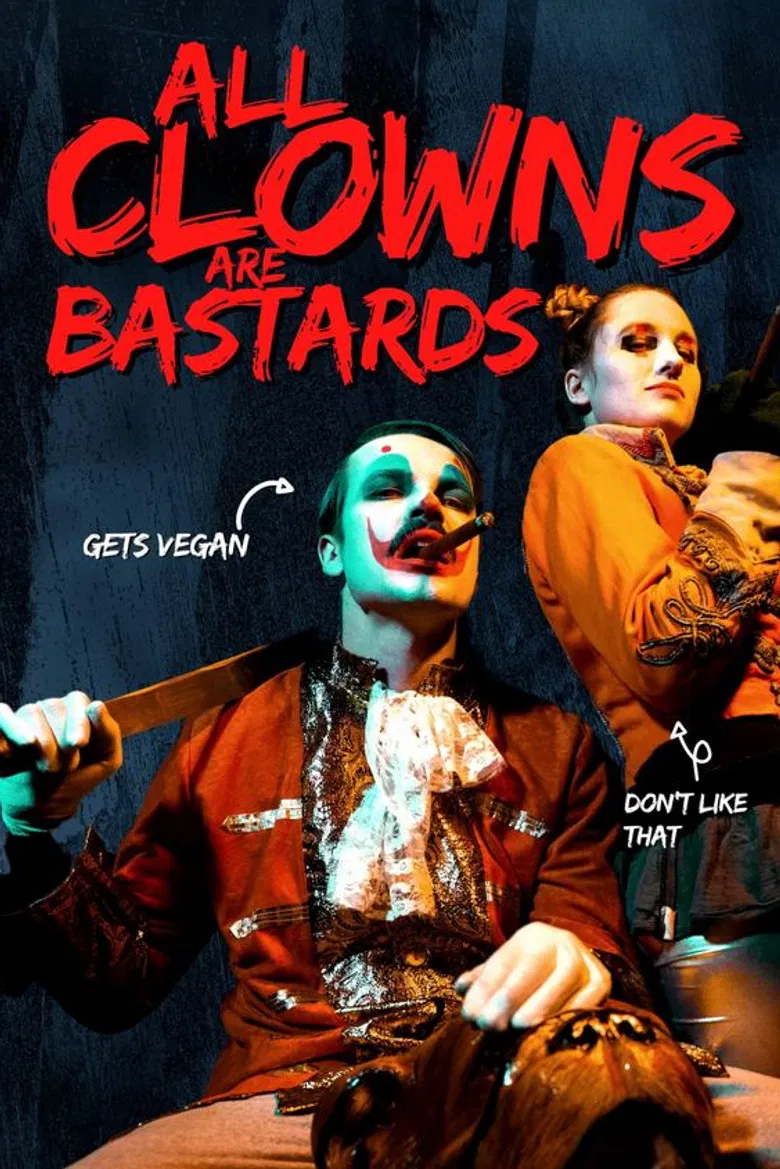 All Clowns are Bastards poster background