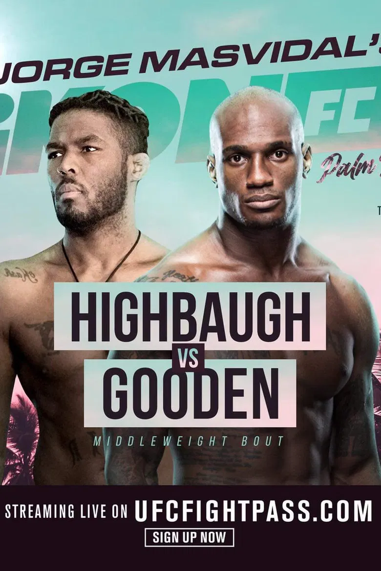 Jorge Masvidal's iKON FC 1: Highbaugh vs. Gooden poster background