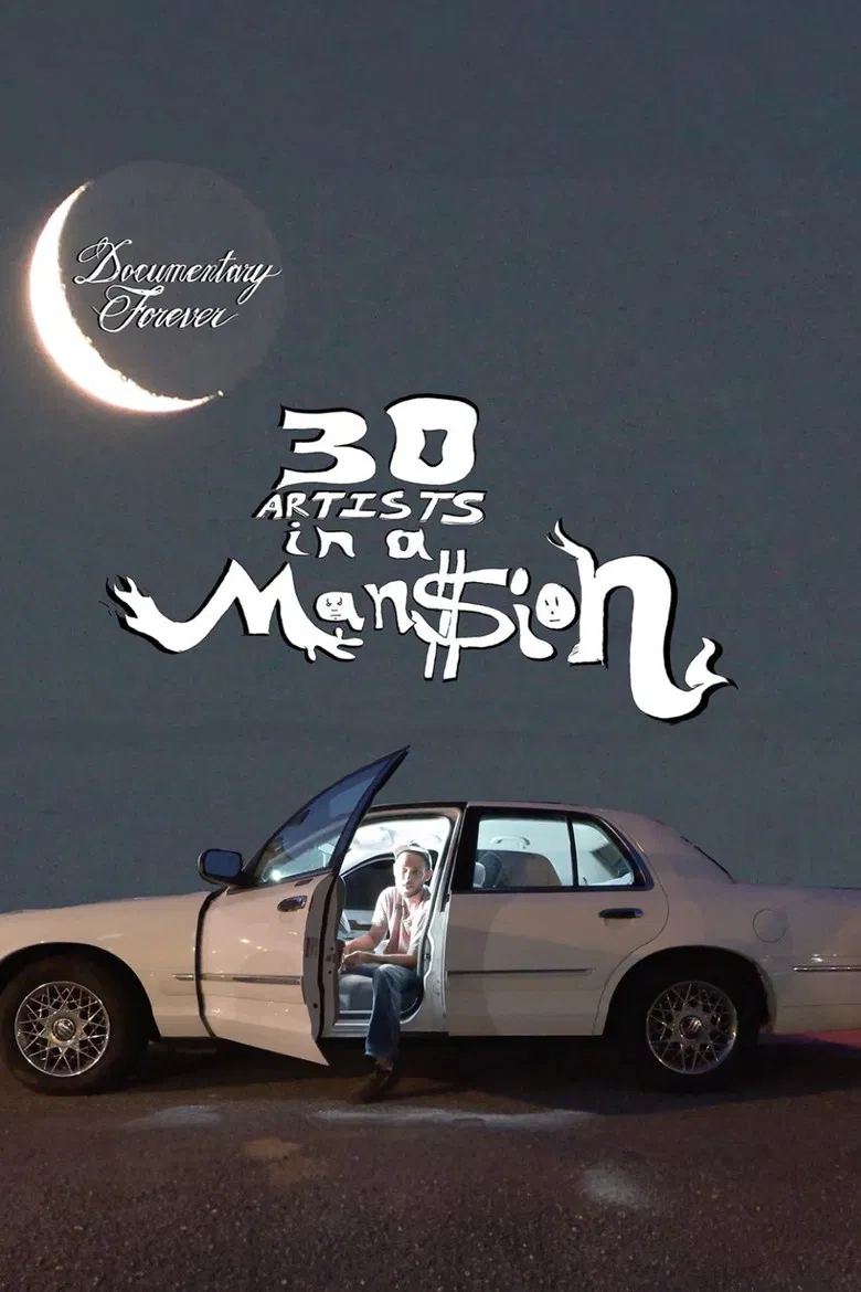 30 Artists in a Man$ion poster background