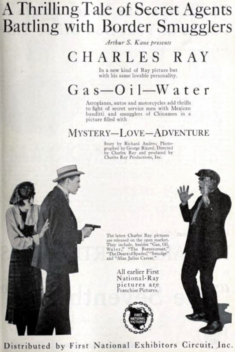 Gas, Oil and Water poster background