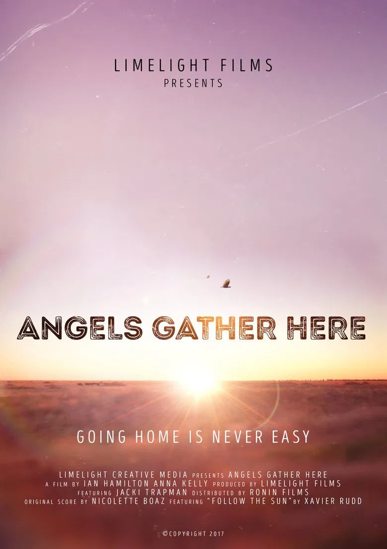 Angels Gather Here poster background