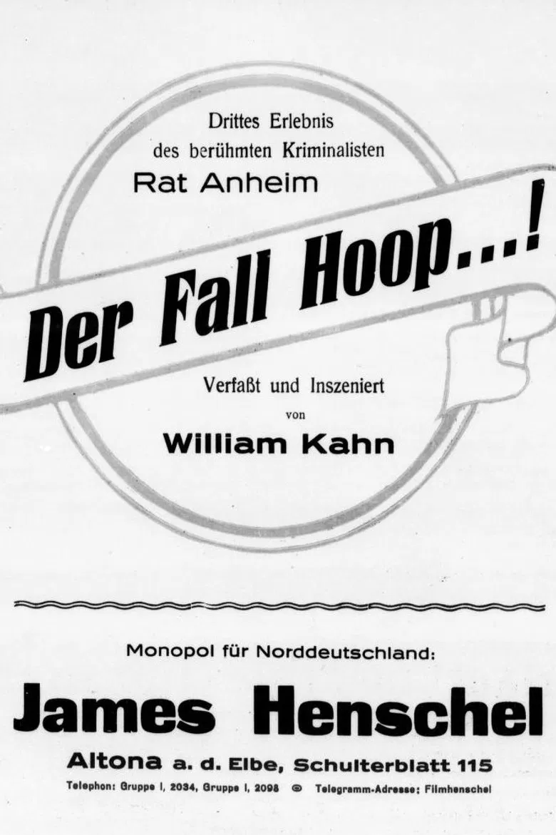 Der Fall Hoop...! poster background