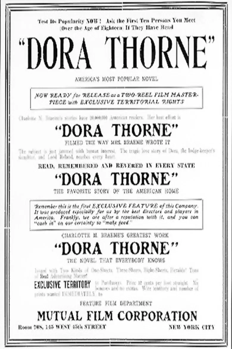 Dora Thorne poster background