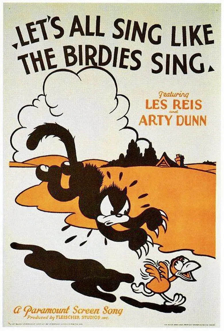 Let's All Sing Like the Birdies Sing poster background