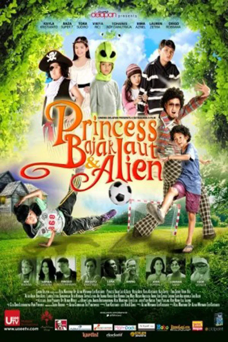 Princess, Bajak Laut & Alien poster background