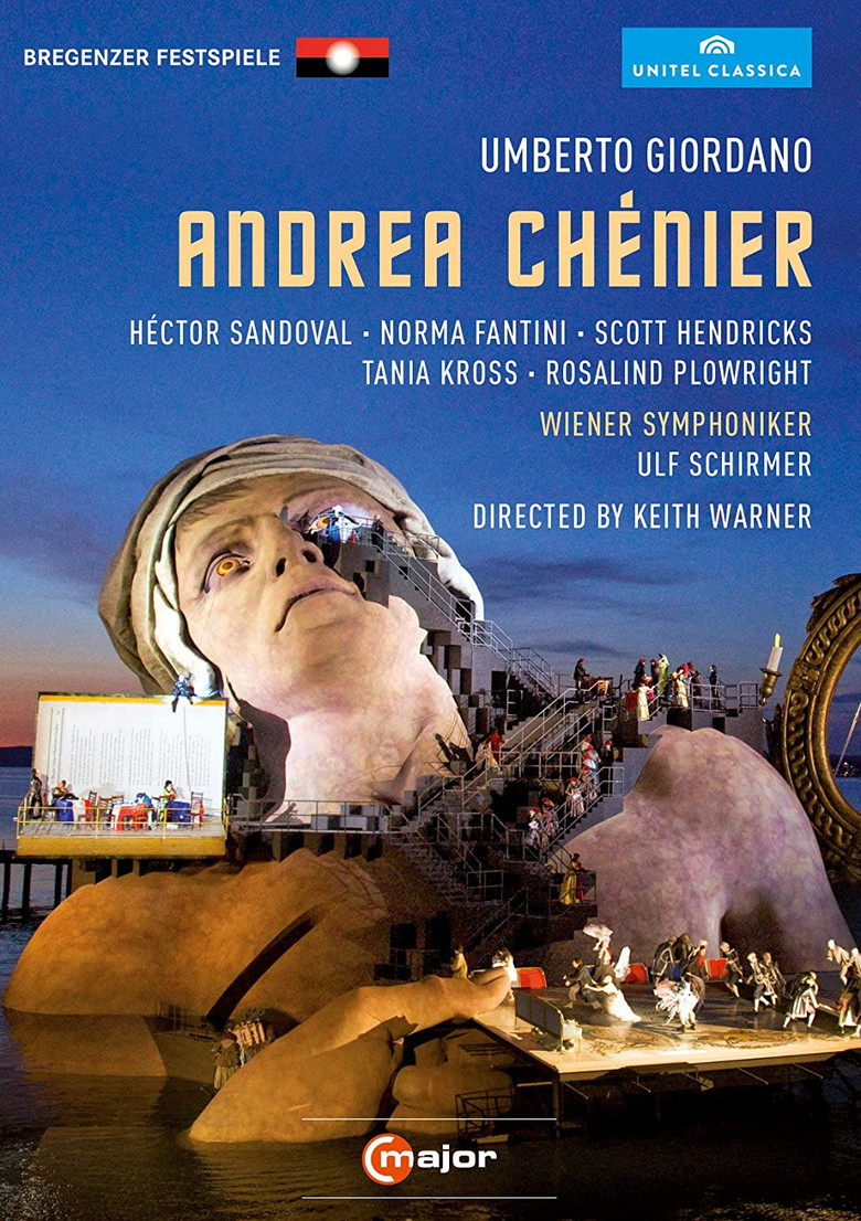 Giordano: Andrea Chénier (Bregenz Festival) poster background