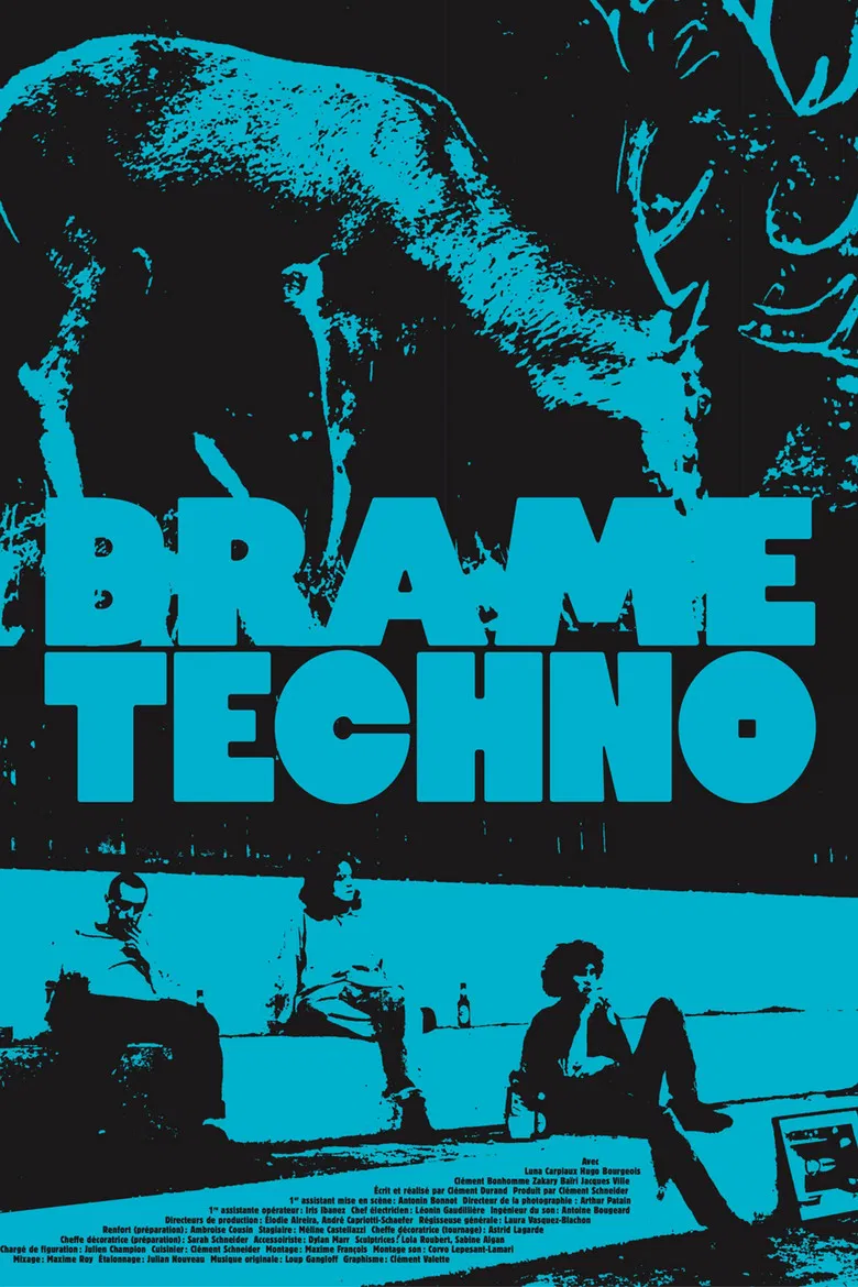 Brame Techno poster background