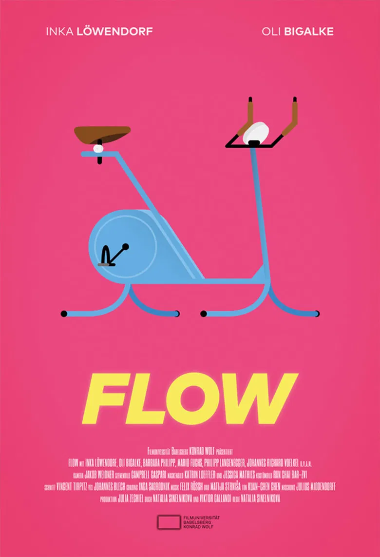Flow poster background