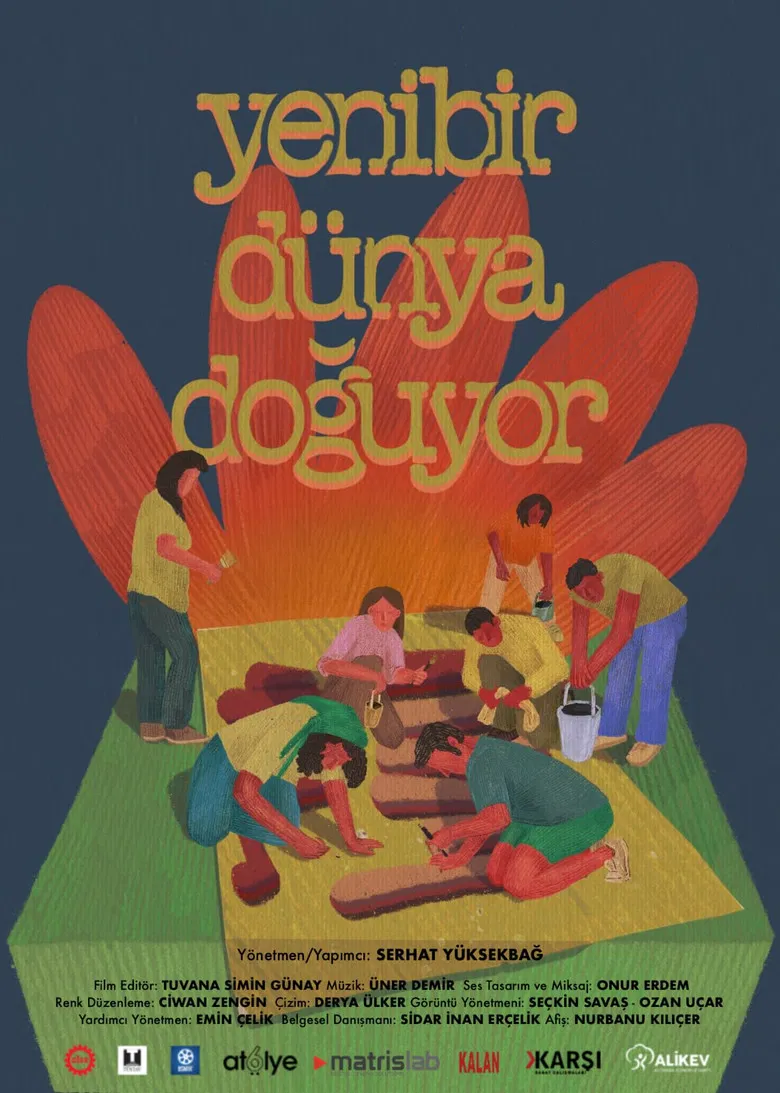 A New Earth Is Rising poster background