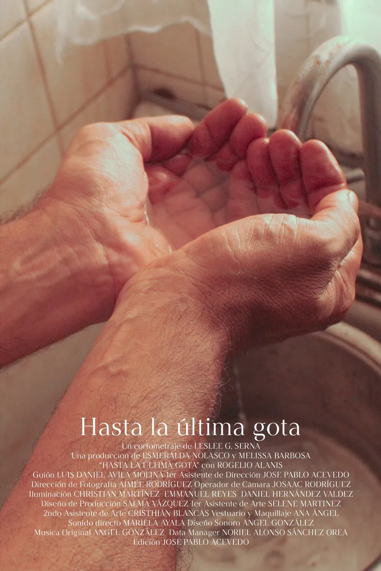 Hasta la última gota poster background