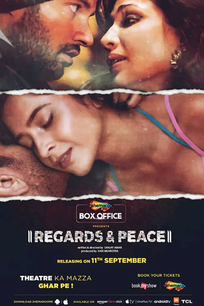 Regards & Peace poster background
