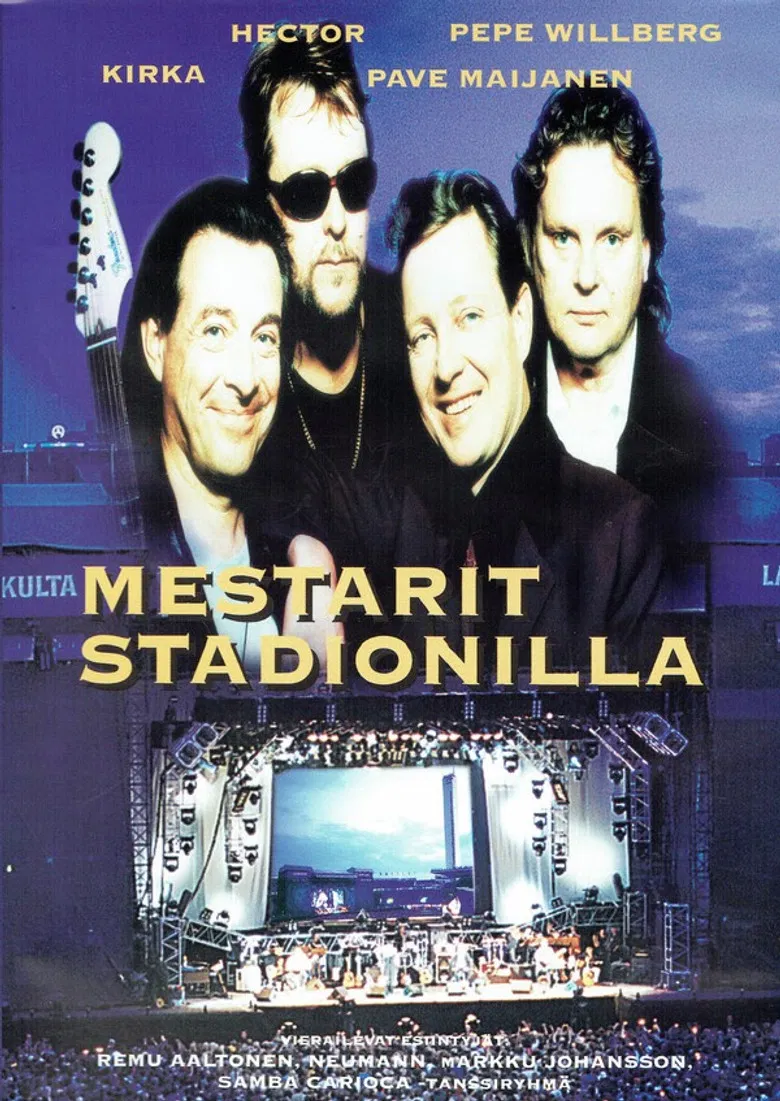 Mestarit Stadionilla poster background