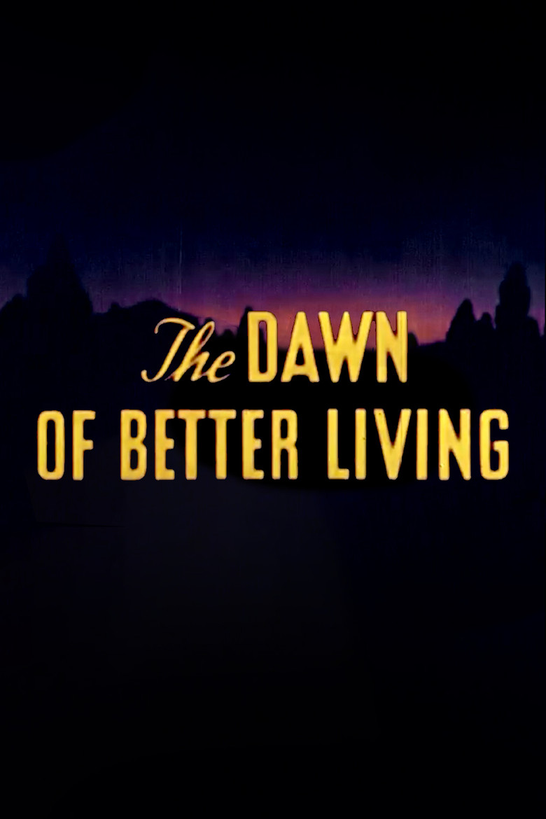 The Dawn of Better Living poster background