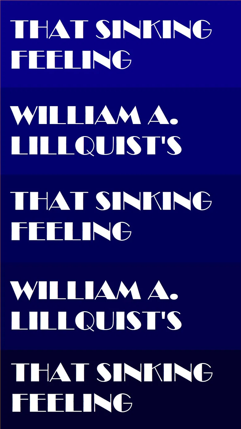 That Sinking Feeling poster background