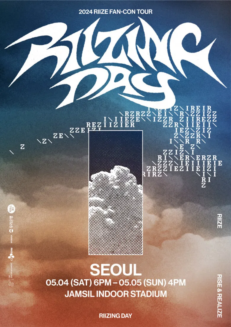RIIZE FAN-CON TOUR 'RIIZING DAY' IN SEOUL poster background